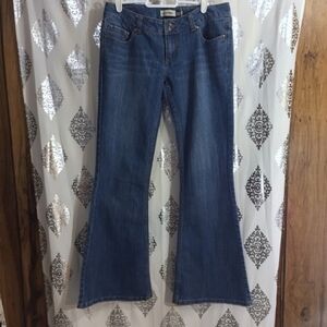 VTG Anchor Blue Y2k Flare Lily Jeans